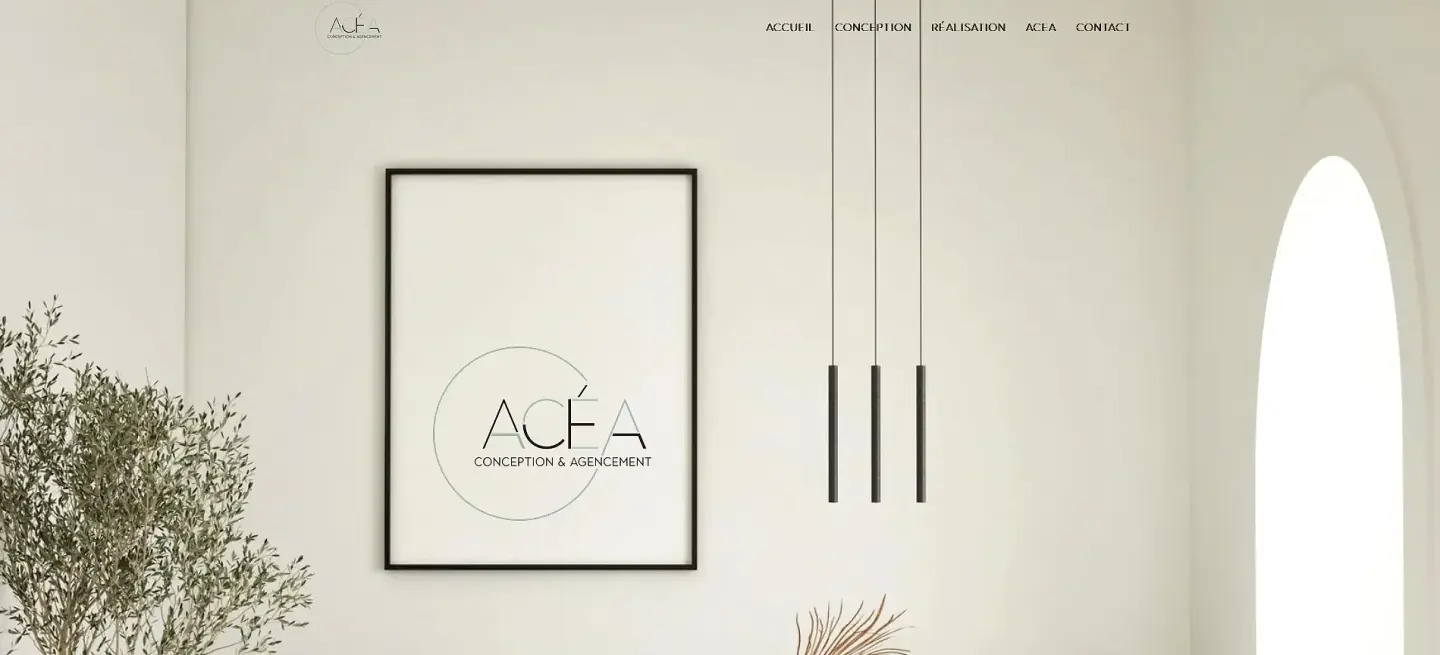 Aperçu du site ACEA Agencement